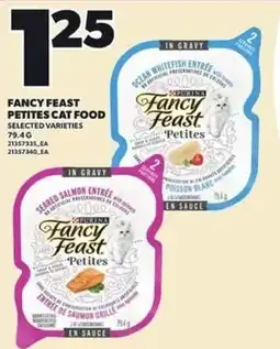 Independent Grocer Purina Fancy Feast Petites cat food selected varieties offer