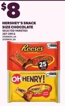 Independent Grocer Hershey's snack chocolate offer