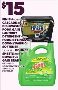 Independent Grocer Gain laundry detergent offer