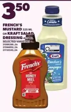 Independent Grocer French's mustard offer