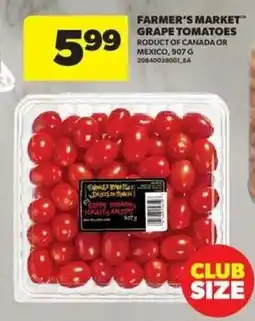 Real Canadian Superstore Farmer's Market grape tomatoes offer