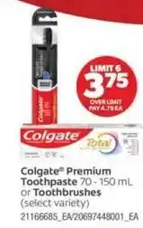 Real Canadian Superstore Colgate Premium Toothpaste or Toothbrushes offer