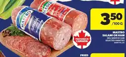 Real Canadian Superstore Mastro salami or ham offer