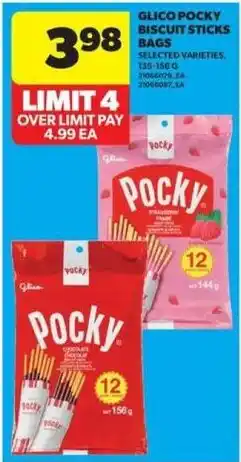 Real Canadian Superstore Glico Pocky biscuit sticks bags offer