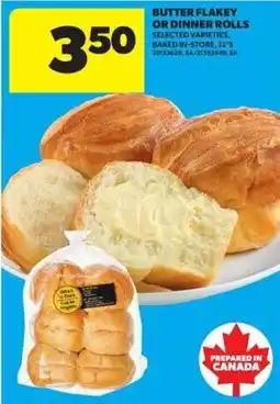 Real Canadian Superstore Butter flakey or dinner rolls offer