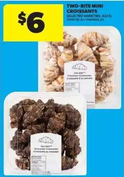 Real Canadian Superstore Two-Bite Mini Croissants offer