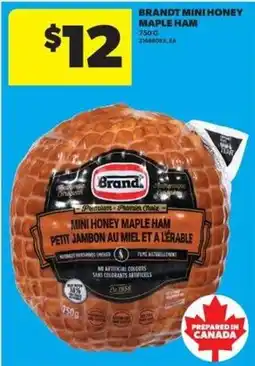 Real Canadian Superstore Brand mini honey maple ham offer