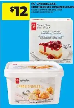 Real Canadian Superstore PC profiteroles or mini eclairs offer