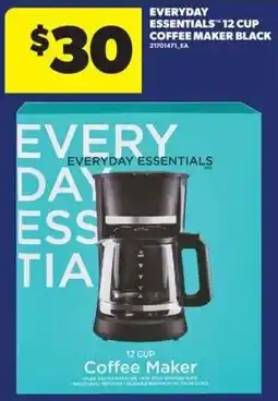 Real Canadian Superstore Everyday Essentials 12 Cup Coffee Maker Black offer