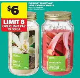 Real Canadian Superstore Everyday Essentials 18 oz scented candles offer