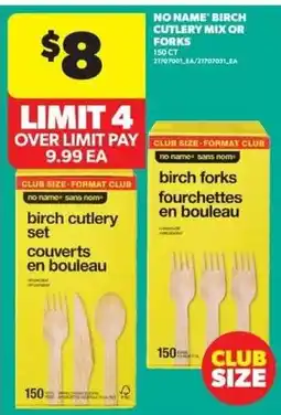 Real Canadian Superstore No Name birch cutlery set offer