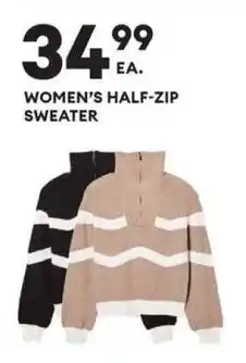 Real Canadian Superstore Women's half-zip sweater offer