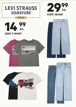 Real Canadian Superstore Levi Strauss Signature Gold kids' t-shirt offer
