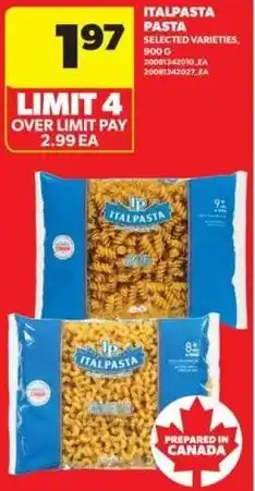 Real Canadian Superstore Italpasta pasta offer