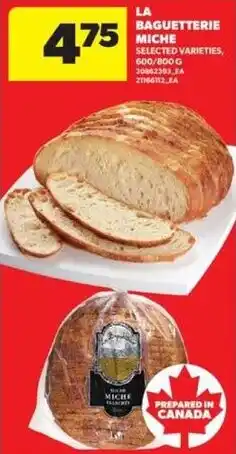 Real Canadian Superstore La baguetterie miche offer