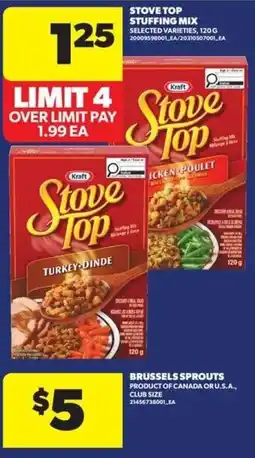 Real Canadian Superstore Kraft stove top stuffing mix offer