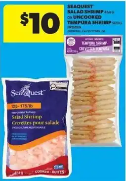 Real Canadian Superstore Seaquest salad shrimp offer