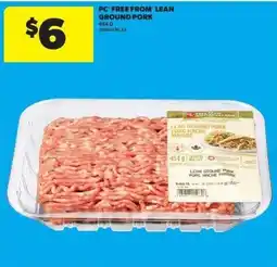 Real Canadian Superstore PC lean ground pork offer