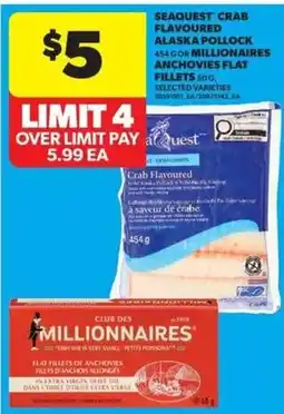 Real Canadian Superstore Seaquest crab flavoured alaska pollock offer