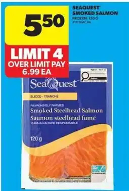 Real Canadian Superstore Seaquest smoked steelhead salmon offer