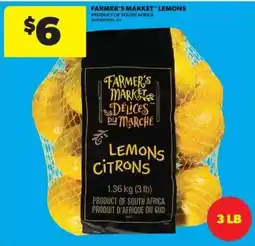Real Canadian Superstore Farmer's Market lemons offer