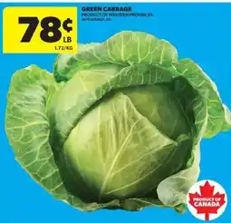 Real Canadian Superstore Green Cabbage offer