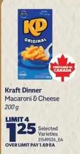 Real Canadian Superstore Kraft Dinner Macaroni & Cheese offer