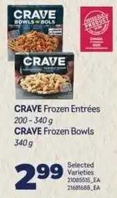 Real Canadian Superstore Crave frozen entrées offer