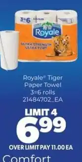 Real Canadian Superstore Royale Tiger Paper Towel offer