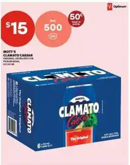 Real Canadian Liquorstore Mott’s Clamato Caesar offer
