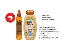 Real Canadian Superstore Garnier Whole Blends Shampoo, Conditioner or Treatment offer
