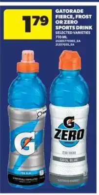 Real Canadian Superstore Gatorade Fierce, Frost or Zero Sports Drink offer