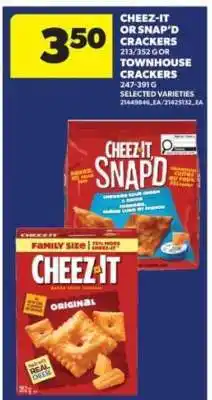 Real Canadian Superstore Cheez-It or Snap'd Crackers offer