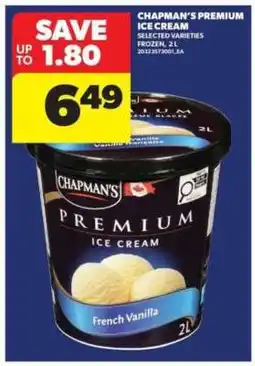 Real Canadian Superstore CHAPMAN'S Premium Ice Cream offer