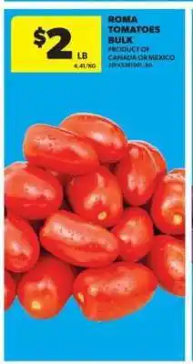 Real Canadian Superstore Roma Tomatoes Bulk offer