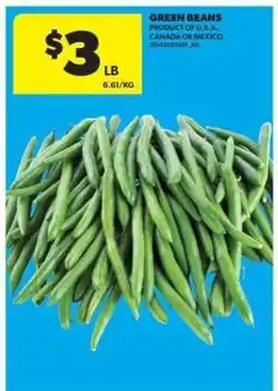 Real Canadian Superstore GREEN BEANS offer