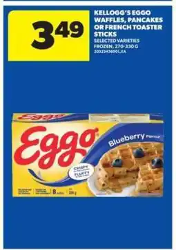 Real Canadian Superstore Kellogg’s Eggo Waffles, Pancakes or French Toaster Sticks offer