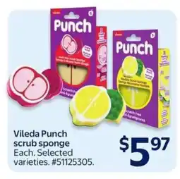 Walmart Vileda Punch scrub sponge offer