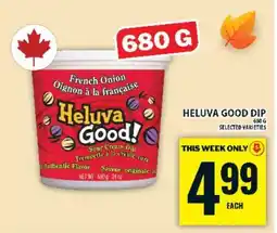 Food Basics HELUVA GOOD! DIP offer