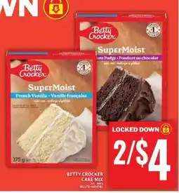 Food Basics BETTY CROCKER CAKE MIX offer