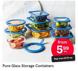 Kitchen Stuff Plus Pure Glass Storage Containers offer