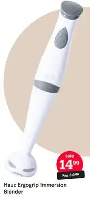 Kitchen Stuff Plus Hauz Ergogrip Immersion Blender offer