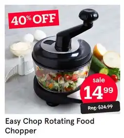Kitchen Stuff Plus Easy Chop Rotating Food Chopper offer