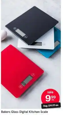 Kitchen Stuff Plus Bakers Glass Digital Kitchen Scale offer