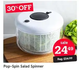 Kitchen Stuff Plus Pop-Spin Salad Spinner offer