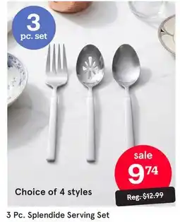 Kitchen Stuff Plus 3 Pc. Splendide Serving Set offer