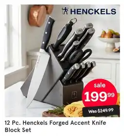 Kitchen Stuff Plus 12 Pc. Henckels Forged Accent Knife Block Set offer
