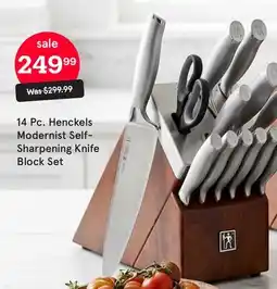 Kitchen Stuff Plus 14 Pc. Henckels Modernist Self-Sharpening Knife Block Set offer