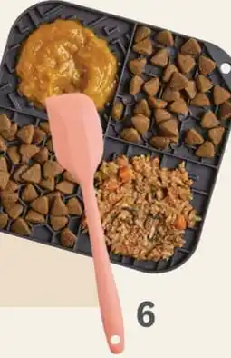 Petvalu Essentials Charcoal Lick Mat with Spatula offer