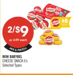 Shoppers Drug Mart MINI BABYBEL CHEESE SNACK offer